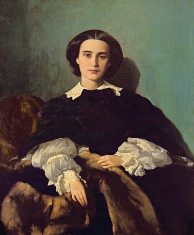 Porträt der Contessa G. Tempestini, 1854 von Antonio Puccinelli